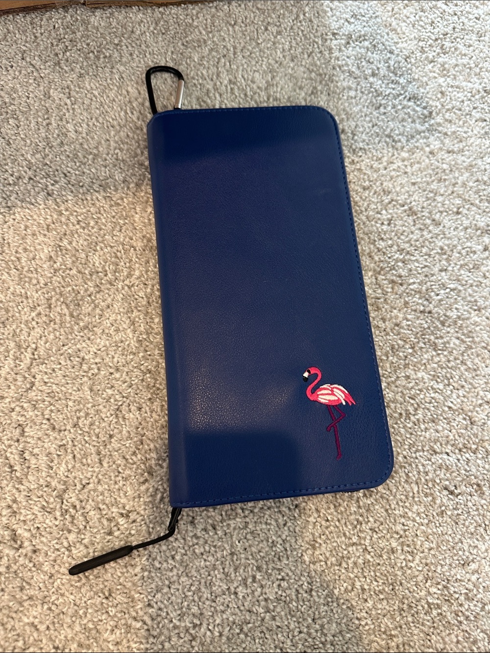 Golf Glove Holder with Pink Flamingo